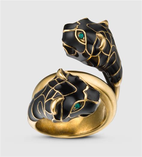 13 3 8 ring enamel tiger gucci|gucci tiger head.